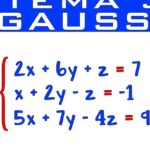 Sistema de ecuaciones 3x3: Método de Gauss para resolverlos